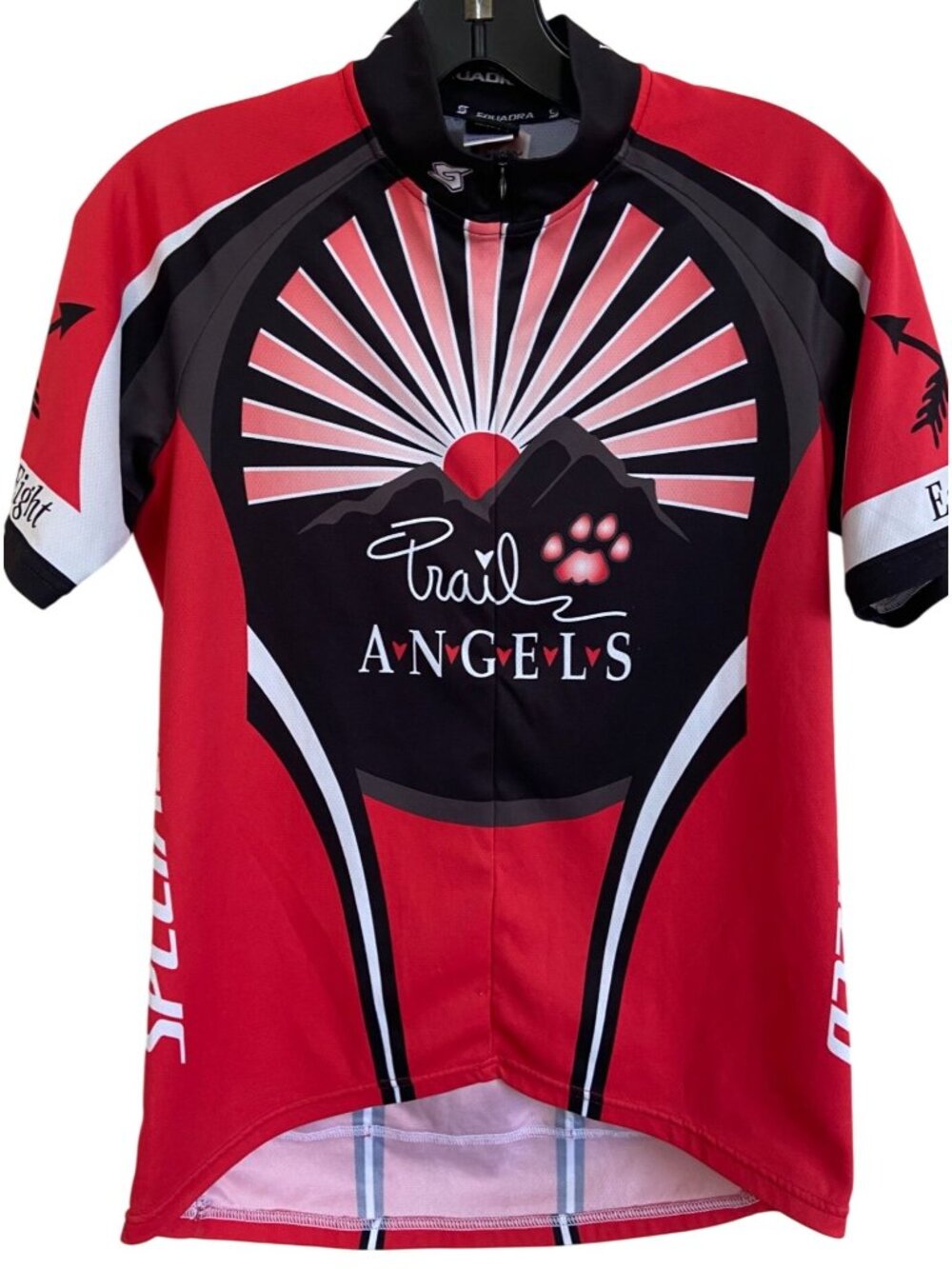 Squardra Trail Angels Womens Cycling Jersey Med - 3/4 Zip - Sun - Specialized